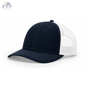 Casquette Trucker Marron et Blanche à 6 Panneaux Personnalisée en Gros, Broderie OEM ODM, Casquette Snapback en Maille, Fabrication en Usine - Product Image 1