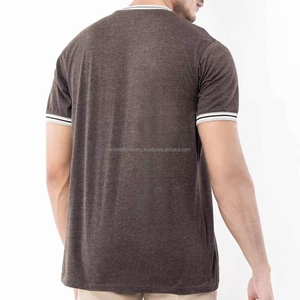 Venta al por mayor personalizado su logotipo de marca 100% algodón/bambú/fibra en blanco hombres sublimación camiseta lisa Casual hombres camisetas - Product Image 4