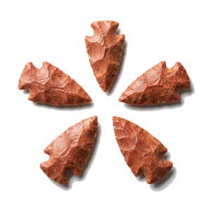 Puntas de flecha de piedra natural: Aventurina roja, Jaspe de fantasía, Cristal. Puntas de flecha curativas. Gemas para mayoristas de cristales. - Product Image 2