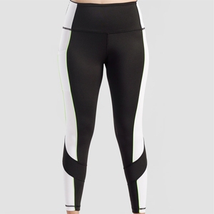 Legging Mawra de haute qualité pour femmes, legging de yoga à haute élasticité avec panneaux latéraux, idéal pour la gym, la course à pied, l'entraînement et les exercices. - Product Image 1