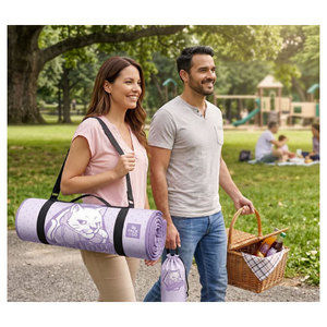 ผ้าห่มปิกนิกกันน้ำสำหรับตั้งแคมป์ เดินป่า และกิจกรรมกลางแจ้งอื่นๆ คุณภาพดี ราคาไม่แพง ขนาดใหญ่ - Product Image 3