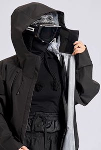 Veste de pluie imperméable unisexe avec logo personnalisé, coupe-vent, softshell, pour le ski et la randonnée - Product Image 6