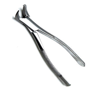 Manual Top Quality Stainless Steel Lower Molar Root Teeth Extraction Forceps Dental Instruments Ergonomic Grip by <b>Blush</b> Surgical - Product Image 1