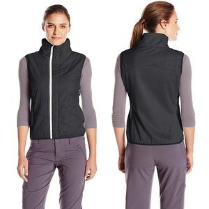 Blouson matelassé sans manches pour homme, haute qualité, hiver, OEM ODM, décontracté, style urbain, col montant, en toile, nylon, polyester - Product Image 2