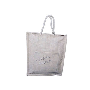 New Arrival Premium Jute Tote Shopping <b>Bag</b> with Traditional Mandala Print Fabric Design Made in India Custom Logo Eco Friendly - Product Image 3