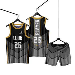 Uniforme de Baloncesto Personalizado de Alta Calidad, Antibacterial, 100% Poliéster, Transpirable, Tallas Grandes, Impresión por Transferencia de Calor, Reversible - Product Image 1