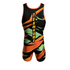 Logo personnalisé Vêtements de sport Haltérophilie Adulte Singlet Wrestling Singlet Haute Qualité Séchage rapide Léger Spandex/Polyester - Product Image 2