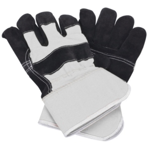 ถุงมือหนังวัวแท้คุณภาพสูง ทนทาน ป้องกันการสั่นสะเทือน สำหรับงานอุตสาหกรรม พื้นผิวเรียบ ป้องกันมือ - Product Image 5