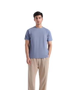 Vente chaude Meilleur Prix O-cou T-shirt Pour Hommes Manches Courtes Sport Porter Fitness Porter Hommes T-shirt Uni En Gros - Product Image 1