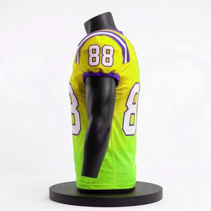 Maillot de football américain personnalisé en gros, dernier design, unisexe, en polyester, avec logo imprimé - Product Image 4