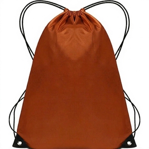 Color bag Gym Sports Polyester Waterproof <b>Backpack</b> Drawstring Shopping Bag Customized logo & color with cheap Price - Product Image 4