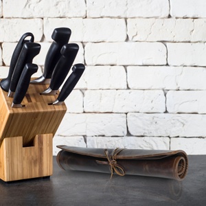 กระเป๋าเก็บมีดเชฟหนังแท้พรีเมียมแบบพกพา - Product Image 4