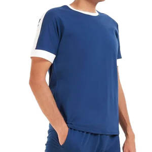 Conjunto de Camiseta y Pantalones Cortos de Verano 2025 para Hombre, Estilo Urbano, Casual, Holgado, de Algodón, Conjunto Combinado, Ropa de Diseñador - Product Image 4