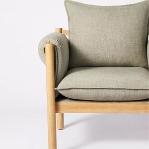 Sillón Relax con Estructura de Madera de Teca y Diseño Minimalista para Decoración del Hogar - Product Image 4