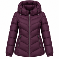 Manteaux d'hiver épais écologiques OEM personnalisés 2026 – Blousons courts matelassés pour femmes les plus vendus – Faible MOQ – Vente en gros de blousons matelassés pour femmes