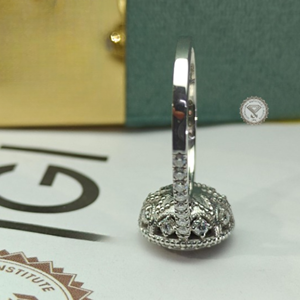 Elegante Anillo de Compromiso con Diamante Cultivado en Laboratorio de 1.5 Quilates, Certificado por IGI, Oro de 14K, Joyería Fina para Propuesta de Matrimonio - Product Image 4