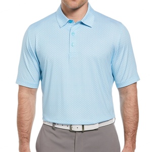 Men's Short Sleeve Light <b>Blue</b> Pique <b>Polo</b> <b>Shirt</b> Regular Fit Casual Knitted Collared Design Solid Color Breathable 2027 - Product Image 1