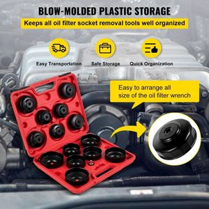 Set di Chiavi a Bussola Professionali per Filtro Olio e Set di Chiavi a Tazza con Chiave per Tappo Filtro Olio per Manutenzione Veicoli - Product Image 2