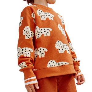 Sudadera para Niños, Sudadera de Felpa Francesa, Estampado Completo, Mangas Raglán, Peso Medio, 100% Algodón Peinado, Tejido de Felpa Francesa - Product Image 6