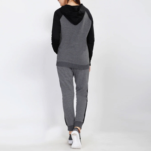 Nuevo conjunto deportivo con logotipo personalizado, sudadera con capucha y pantalones de jogging de talla personalizada, conjunto de 2 piezas para mujer, la mejor calidad. - Product Image 3