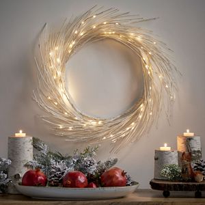 Ghirlanda di Carta Illuminata a LED da 24 Pollici per Decorazioni Natalizie - Product Image 1
