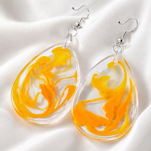 Pendientes de Resina Hechos a Mano de Lujo para Mujer – Joyería Moderna y Ligera para Fiestas, Uso Diario y Casual - Product Image 4