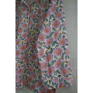 Ensemble de pyjama en coton imprimé pour femmes, vêtements de nuit doux et respirants, coupe confortable, vêtements de détente pour femmes, vêtements de maison décontractés - Product Image 5