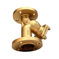 Filtre Y en bronze à bride, classe 150, en bronze moulé, avec tamis amovible, pour protection des conduites d'eau, d'huile, de gaz, marines et d'eau de mer, ANSI B16.5, OEM