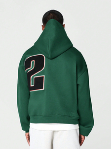 Sudaderas con Capucha para Hombre, Personalizables con Logotipo e Impresión, Talla Grande, Algodón, 430 g/m², Sudadera de Felpa, Estilo Urbano, Impresión Puff - Product Image 5