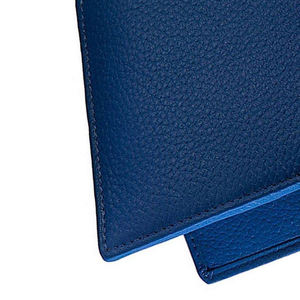 Personalized Genuine Leather Eco-Friendly Breathable Open Short Men's Compact <b>Smart</b> Design Storage <b>Wallet</b> for Work Travel - Product Image 6