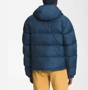 Blouson matelassé pour homme, style unique, marque privée, en toile, fermeture éclair intégrale, col montant, manches longues, hiver, extérieur - Product Image 2