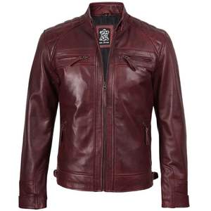 Chaqueta Holgada de Estilo Casual y Cómodo para Hombre y Mujer, en Cuero Suave con Aspecto Desgastado, Nueva Colección - Product Image 1