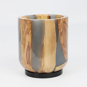Top Selling Wooden & Metal Bakhoor Burner with Acrylic Storage Jar Luxury <b>Oud</b> <b>Incense</b> Holder for Arabic Home Decor & Elegant - Product Image 1