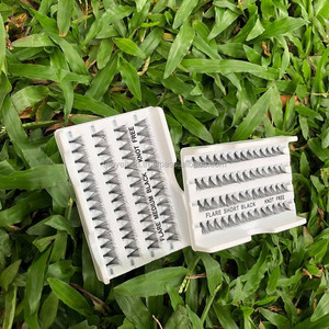 Logo personnalisé pour les bouquets de cils volumineux DIY en gros, cils en bouquets 30D, prix compétitif, vente en gros au Vietnam - Product Image 5