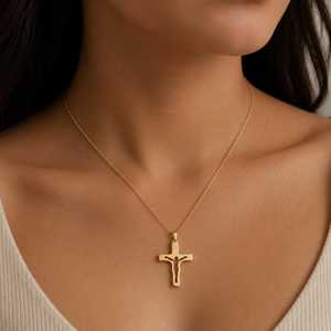 Pendentif Croix de Jésus-Christ en Argent Sterling 925, Relief 3D, Crucifix, Médaillon Commémoratif, Collier Pendentif Religieux, Bijoux Chrétiens - Product Image 3