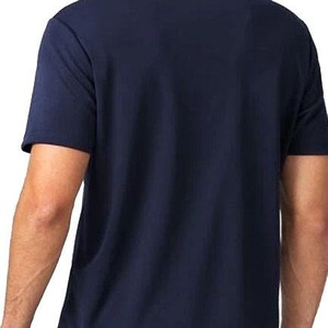 เสื้อยืดแขนสั้นคอกลมสีกรมท่าสำหรับผู้ชาย Oye Hoye International ทรงสปอร์ต ระบายอากาศได้ดี เหมาะสำหรับฤดูร้อน ผลิตจากโพลีเอสเตอร์ 100% ทรงปกติ - Product Image 4