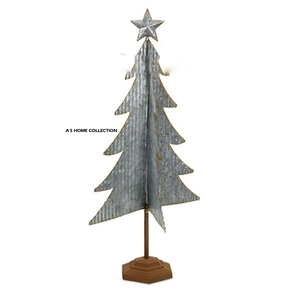 Antique Look Metal Blank Sublimation Christmas <b>Tree</b> <b>Tabletop</b> Eco-Friendly Customizable Color & Size Festival Holiday Decoration - Product Image 3