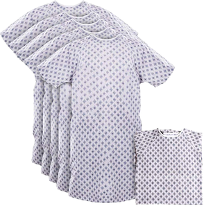 Ropa para Pacientes, Bata de Paciente de Manga Corta, Bata de Hospital Estampada, Uniforme de Enfermera, Bata de Hospital, Nuevo Estilo de Moda - Product Image 2