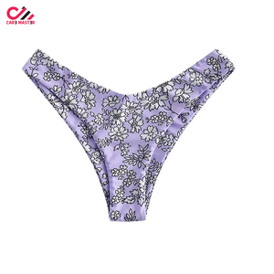 Custom Women's Fashion <b>Bikini</b> <b>Set</b> Two Piece Swimwear Custom Logo Front Eco-Friendly Quick Dry Summer Beach Pool - Product Image 4