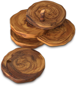 Square Wooden Eco-Friendly Contemporary Coasters with Durable Finish - Product Image 1