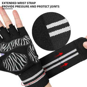 Guantes Deportivos Transpirables de Medio Dedo para Hombre, Diseño Ventilado para Levantamiento de Pesas, Ejercicio, Deportes, Ciclismo - Product Image 2