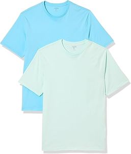Camiseta de Algodón Casual para Hombre, Corte Ajustado, Manga Corta, Estilo Moderno, Tejido de Panal Sólido de Secado Rápido, Ligera, con Serigrafía Frontal - Product Image 1