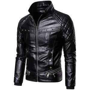 Veste en cuir PU à capuche de haute qualité pour hommes avec broderie personnalisée Manteau d'hiver de qualité supérieure fabriqué au Pakistan - Product Image 2
