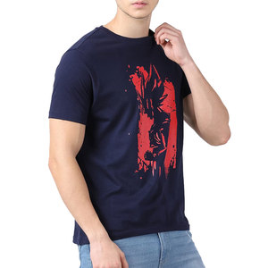T-shirt 3D imprimé sur toute la surface, personnalisé, pour hommes, grande taille, 100% coton, 220 grammes, impression par sublimation intégrale, séchage rapide - Product Image 2
