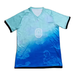 เสื้อฟุตบอลโพลีเอสเตอร์ไนลอนพิมพ์ลายดิจิทัล แห้งเร็ว ชุดกีฬาซับลิเมชั่นสำหรับทีม ชุดยูนิฟอร์มทีม - Product Image 2