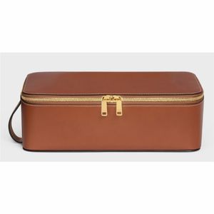 Caja Organizadora de Viaje de Cuero Genuino de Lujo, Estuche Pequeño Portátil para Guardar Cosas, Bolsa de Maquillaje para Mujer, Caja de Almacenamiento - Product Image 5