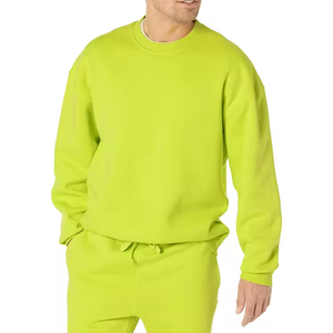 Sweat-shirts personnalisés à logo 3D les plus vendus pour hommes, tissu French Terry lourd 500 g/m², coupe ample - Product Image 3