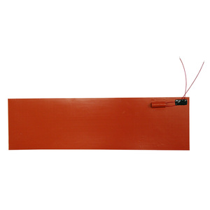 แผ่นทำความร้อนซิลิโคน 10"x10" (021)- Heatact ฟิล์มทำความร้อนกันน้ำ AC/DC 1-1000V สำหรับแก้วน้ำ ช่วงอุณหภูมิ -200 ถึง 260 องศา - Product Image 1