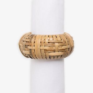 Anillo para Servilletas de Ratán de Diseño Novedoso, Anillo para Servilletas de Ratán Tejido, Anillo para Servilletas de Yute y Ratán, Decoración de Mesa a un Precio Muy Razonable - Product Image 1