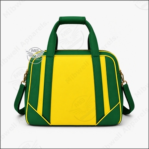 Bolsa de Viaje Personalizada Chi Eta Phi 1932 Verde Amarillo para Mujer, con Cierre de Cremallera, Ligera, Portátil, de Nailon Resistente - Product Image 2